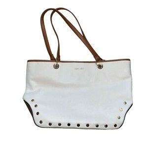 Nine West‎ Tote Bag White And Brown
